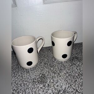 Kate spade deco dot mug set